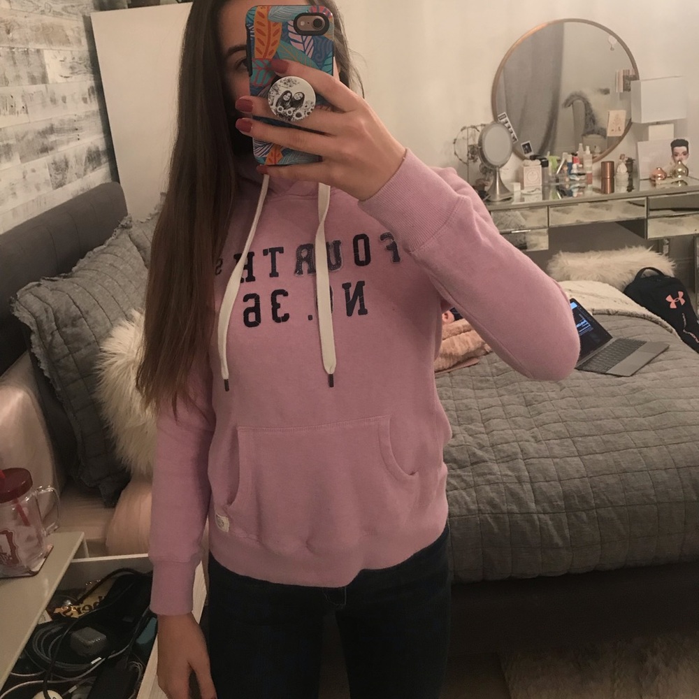 Soft, comfy, pink hoodie